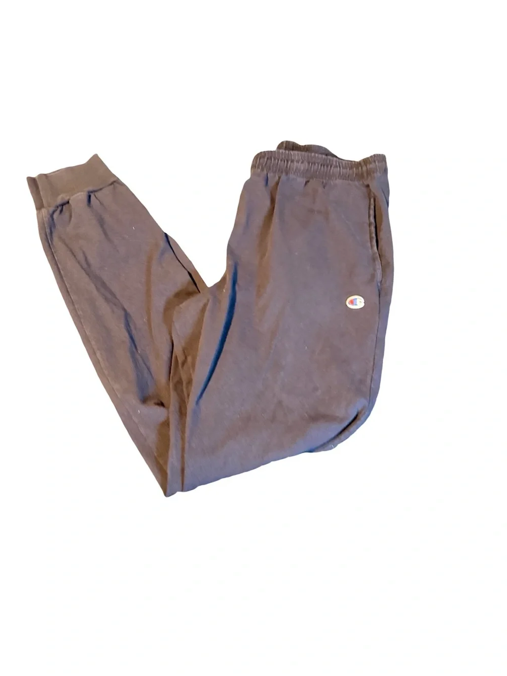 Champion Lightweight Sweat Pants Tapered Mens Large Navy Blue, Pockets